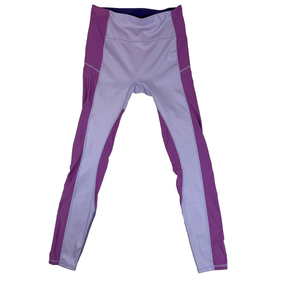 Fabletics Motion365+ High Waisted Mesh Panel‎ Leggings Purple Lavender Womens S